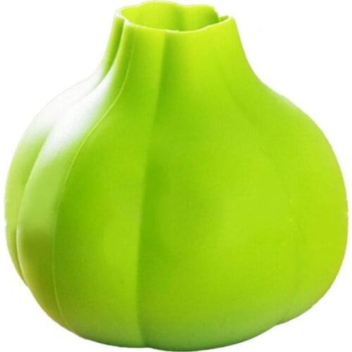 Innovative Garlic Peeler Flexible Silicone Compact Easy Use Green Peeler Rubber Knoflook Dunschiller Kitchen Accessories