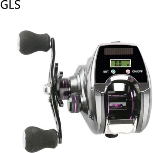6+1BB baitcasting reel Left / Right Hand Low Profile Line Counter Fishing Tackle Gear with Digital Display Carretilha Pesca