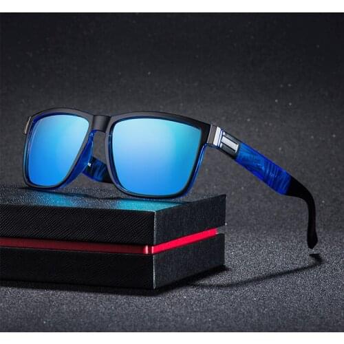 Classic Polarized Sunglasses Men Women Outdoor Driving Shades Sports Sun Glasses For Men Square Frame Male Goggle UV400 Brand