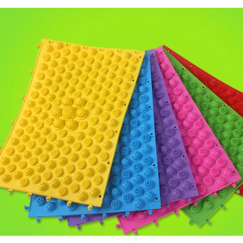 Hot Professional Durable Reflexology Foot Massage Pad Toe Pressure Blood Circulation Plate Mat For Massager