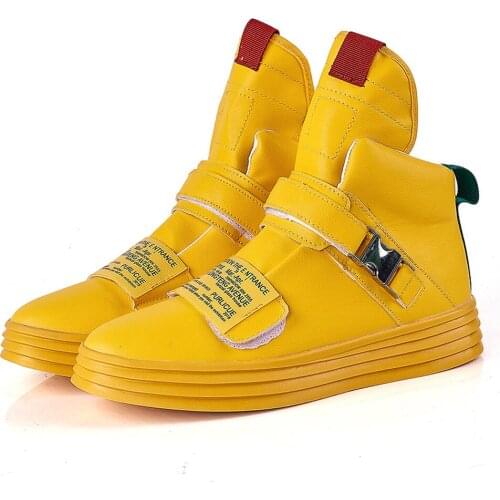 Mens High Top Ankle Boots Lace Up Sneakers Round Toe Shoes Flats Skateboard Casual Sport 4Colors Boys Youth