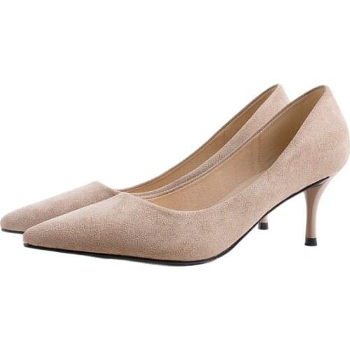 NLSCGZM Women's Shoes With A Glass Heel