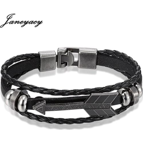 2018 NEW Vintage Anchor Bracelet Women Handmade Multilayer Leather Bracelet Mens Charm Casual Hot Bracelet Bracelet Party Gift