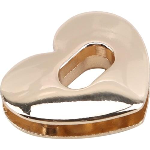 Fashion heart-shaped Accessories Lock Twist Switch Luggage Bag DIY Craft Handmade Hardware Decoration Metal Accessories