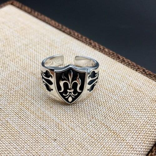 New retro magic eye Tai Chi ring Thailand fashion design personality men and women open ring punk gift