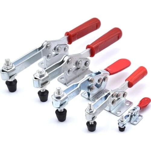 Quick Horizontal Clamp Welding Workpiece Fixture push clamp for diagnostic-tool Clamping Degree 227kg / 200kg / 100kg