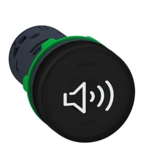 XB5KSG Complete buzzer, plastic, Ø22, continuous or intermittent tone, 110...120 V AC