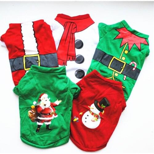 Christmas Pet Clothing for Cat Chihuahua Dog Costume Christmas Pet Supplies Dog Clothes for Small Dogs Yorkshire Terrier Clothes