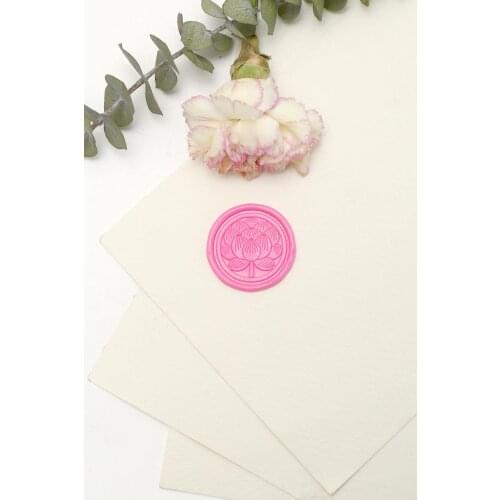 1pcs Lotus wax seal stamp/Custom Japanese Kamon hasu lotus sealing stamp / wax sealing kit /Custom wedding seal