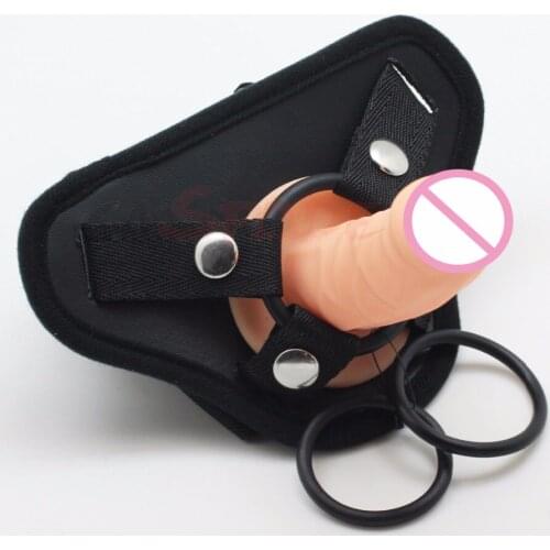 SMspade Free shipping strong strap on harness for ladies/gays, silicone dildo strap-on, harness fake penis for sex game