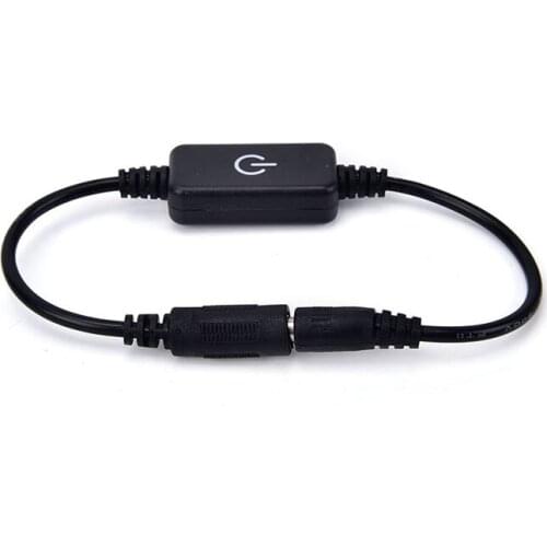 Top LED strip controller touch switches dimmer for led dimmable 1 keys dimmer 12v For LED Strip5050/ 3528/ 2835/ Control