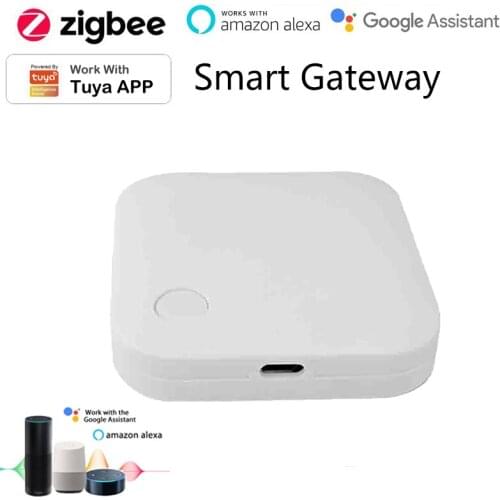 ZigBee 3.0 Smart Gateway Hub Tuya Multi-function Device Central Control Host Smart Home Bridge Works with Alexa Google Home