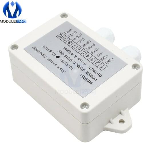 Load Cell Amplifier Weighing Transmitter Sensor Module Strain Transducer Gauge Amplifier 0-5V 0-10V 4-20mA
