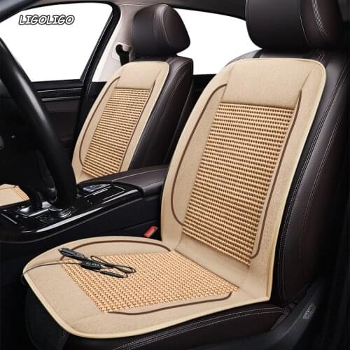 LIGOLIGO 12V Seat ventilation 1pc car seat cover for DS all models DS DS3 DS6 DS4S DS4 DS5 summer Pad Cushion