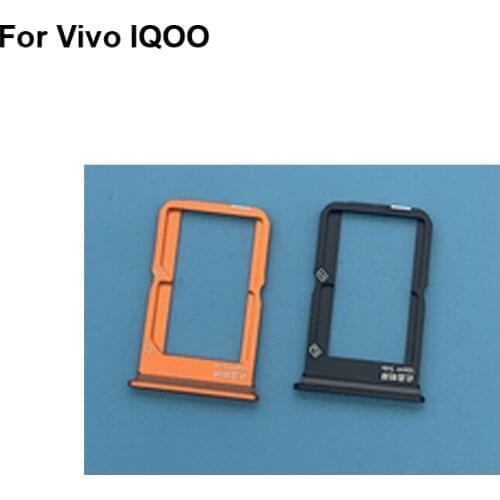 2PCS For Vivo IQOO New Tested Good Sim Card Holder Tray Card Slot For Vivo IQ OO Sim Card Holder Replacement IQ00