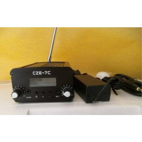 7Watt Stereo LCD Broadcast Radio Station FM Transmitter