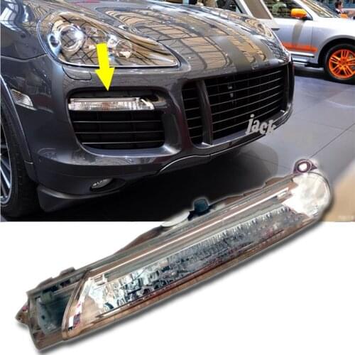 Bumper LED Daytime Running Light Kit Front Fog Lamps For Porsche Cayenne 2007-2010