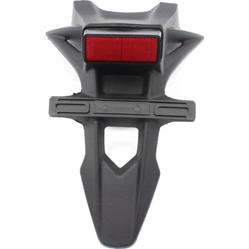Rear Mudguard Black ABS Plastic Fender License Plate Holder For SUZUKI GSXR1000 2007- 2008