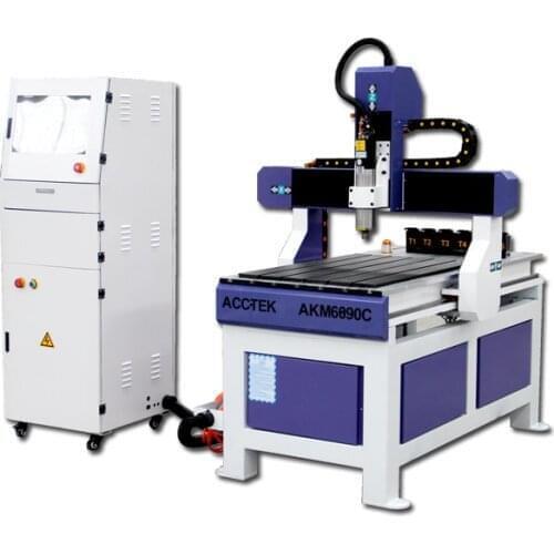 Cnc Woodwork Atc Milling Machine With Mini Router AKM6090C