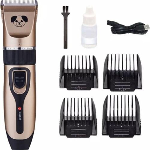 Electric Pet Hair Clippers Dog Fur Trimmer Grooming Hairdresser Kit Rechargeable Cordless Haircut Machine Cutting Shaver
