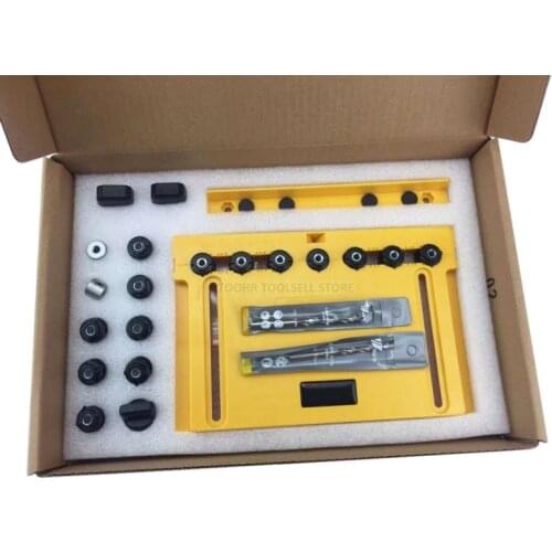 Woodworking tool DIY Handle door Handle Knob and Pull Installation Jig and Shelf Pin Jig Woodworking Hole opener Puncher