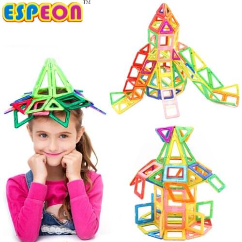 92pcs big size Magnetic Tiles Creative Magnetic Building Blocks Set for Boys Girls Preschool Educational Construction Kit Magnet