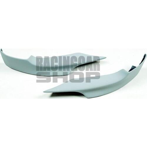 UNPAINTED FRONT LIP SPOILER SPLITTER 1pair FOR BMW E92 E93 Copue M TECH Msport front bumper 2006-2009 B088F