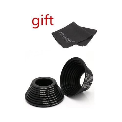 100% GUARANTEE 18pcs Camera Lens Filter Step Up & Down Ring Adapter + gift For Canon Nikon sony all camera DSLR
