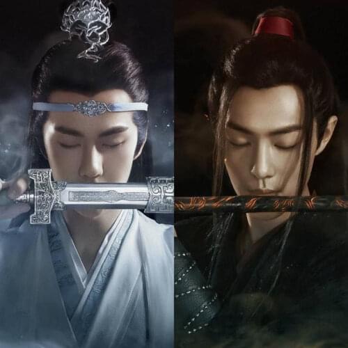 Grandmaster of Demonic Cultivation The Untamed Wuxian Wangji Xiaozhan Embroidery Headband Hair Band Cosplay