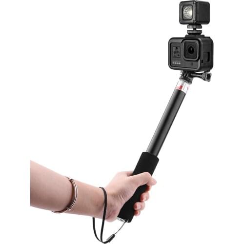 Selfie Stick for GoPro Hero 8 Protective Frame Case Housing Mount Holder Cover Extendable Pole Rod Action Camera Accessory