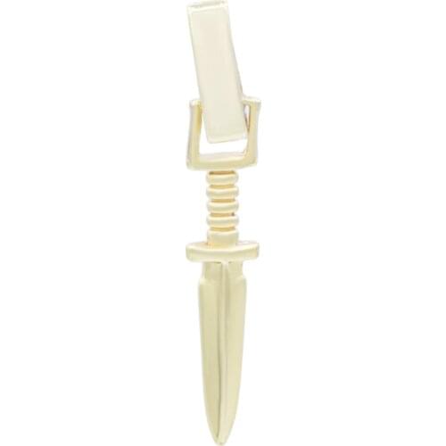 GULCE DERELI, KNIFE CHARM, CHARMS, GIFT BOX, GOLD/SILVER PLATED