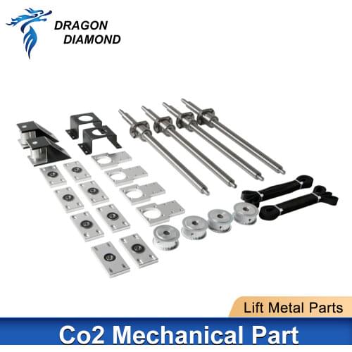 DRAGON DIAMOND Up and Down Table Motorized Platform Lift Metal Parts For CO2 Cutting and Laser Engraver Machine