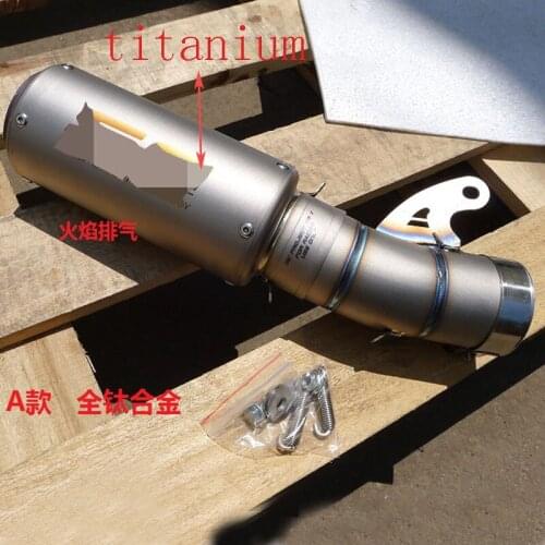 Handmade custom motorcycle exhaust pipe titanium alloy exhaust escape moto for S1000RR 2010-2014 years