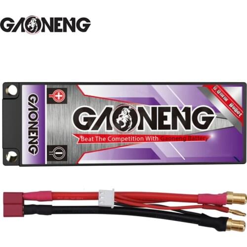 1/2/3pcs Gaoneng GNB 9000mAh 2S 7.6V 130C MAX 240C 6.0mm Bullet Hardcase LiHV LiPo Battery pack for 1:10 1/10 RC Car Boat