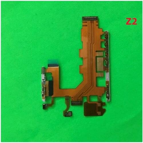 10PCS D6543 Power Flex Cable For Sony Z2 D6502 D6503 Volume Key Flex Cable Microphone Ribbon