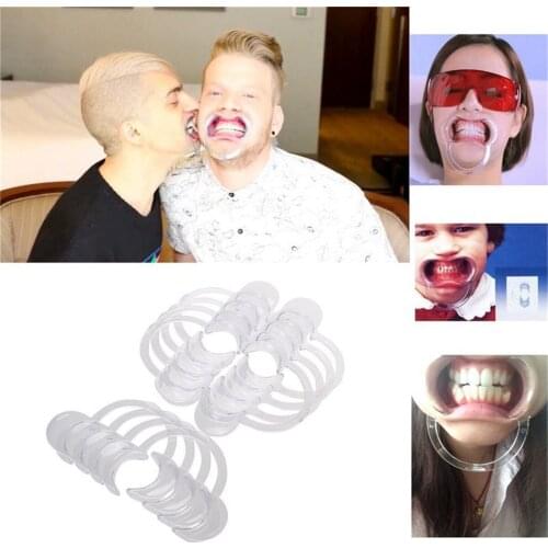 10PCS Autoclavable Dental Teeth Whitening Lip & Cheek Retractor Dentist Mouth Opener Repeat Use C Type