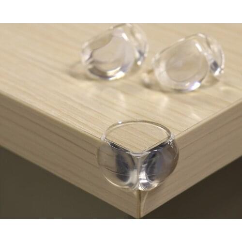 4Pcs Child Baby Safety Silicone Protector Table Corner Edge Protection Cover Children Anticollision Edge & Guards