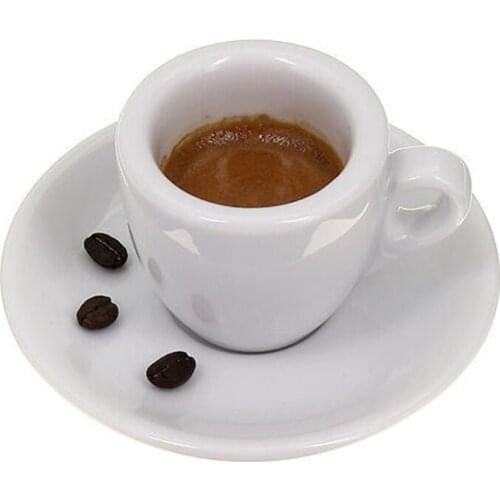 9mm Thick Ceramic Minimalist Espresso Coffee Cup with Saucer Set Contest Special 55ml Office Milk Tumbler Home Teacup Drinkware