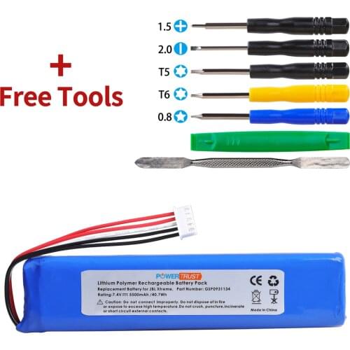 5500mAh Battery for JBL Xtreme Speaker battery GSP0931134 with free install tools
