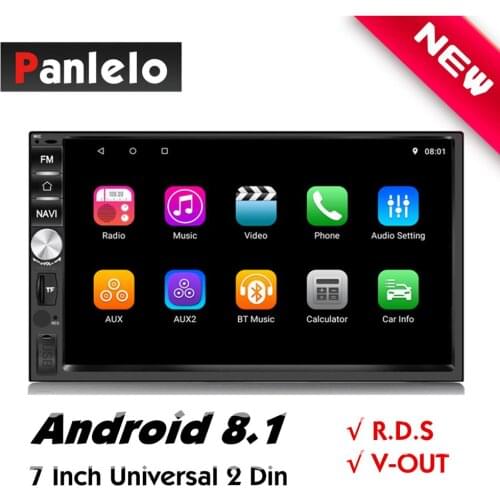 Android 8.1 Auto Radio GPS Navigation Car Stereo 2 Din Head Unit Android Car Player with RDS Wi-Fi Android MP3 Player For Kia