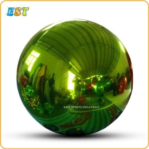 Free shipping 1m 10 colors Cheap Inflatable Mirror Ball Display on the Show Display Decoration