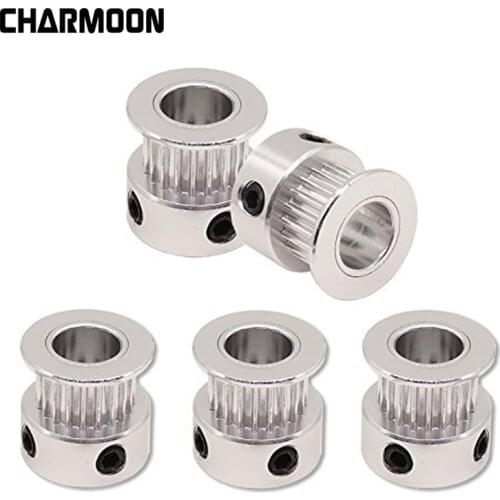 3D Printer Parts GT2 Timing Pulley 16 Tooth 2GT 20 Teeth Aluminum Bore 5mm 8mm Synchronous Wheels Gear Part For Width 6mm 10mm