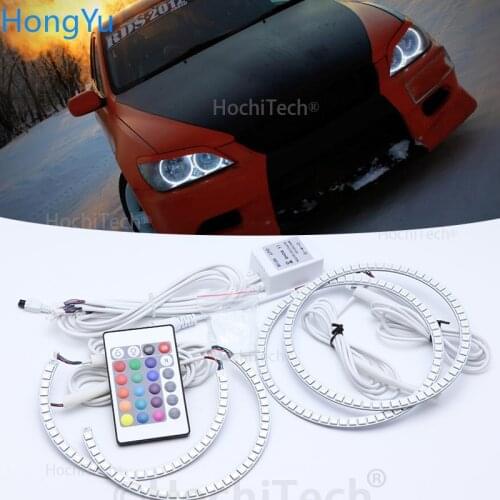 For Toyota Altezza SXE10 Gita (Japan) 1998-2005 Multi-color Led Angel Eyes Kit RGB Halo Rings Daytime Running Light DRL