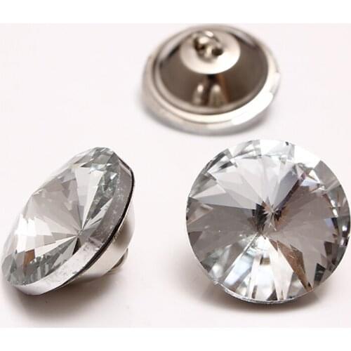 1100PCS/LOT ) 25MM GLASS CRYSTAL UPHOLSTERY BUTTON for sofa , glass crystal button ,shinning glass crystal buttons