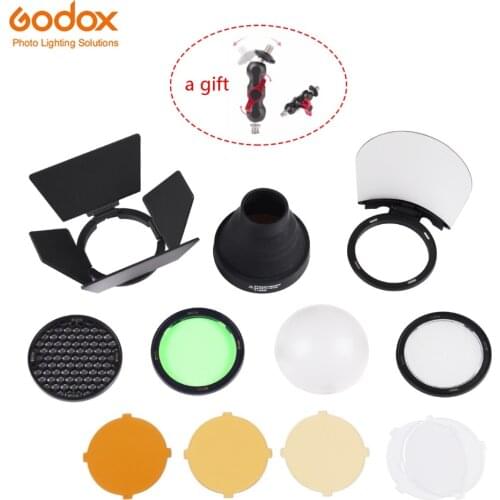 Godox AK-R1 Round Head Flash Accessories kit AK R1 Mini Photography Replacement Parts for Godox AD200 / H200R / Godox V1
