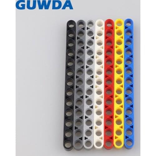 50PCS Technic Series Liftarm 1x13 Thick Bricks High Quality Studless Beam Compatible LegoING Parts Bulk Building Blocks 41239
