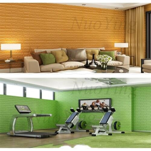 DIY Brick Home Decoration Stickers On The Wall Living Room Bedroom Decor Foam Self Adhensive Kids Art Home 3D Wallpaper