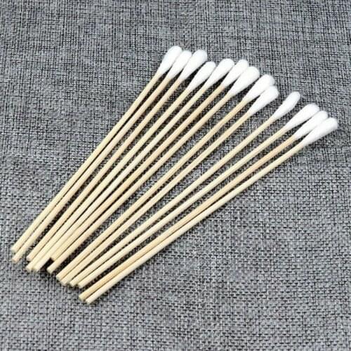 Medical Swabs 6'' Long Wooden Sturdy Cotton Swab Q-tips Applicator SALE