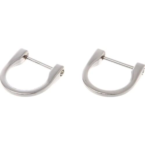 Y166 2.5cm Metal D ring buckle Detachable Openable Removable Handbag Purse Strap DIY