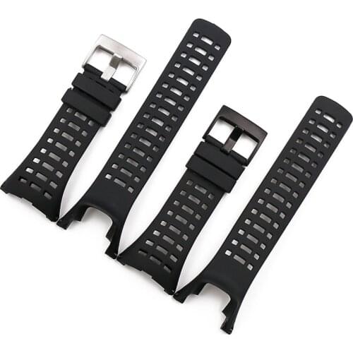 Rubber strap mens pin buckle watch accessories for Suunto ambit1 2R 2S 3PEAK outdoor sports waterproof strap men watch band